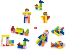 Wooden Blocks - City 75 Pieces