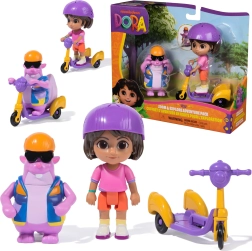 Dora ja Tico – mängukomplekt Zoom & Explore tõukeratta ja tarvikutega
