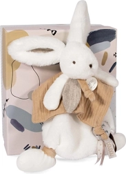 Doudou pehme plüüsist jänesekene kaisulapiga, beež, 25 cm