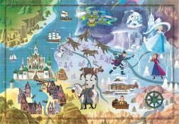 Puzzle Story Maps: Jääkuningriik 1000 tükki