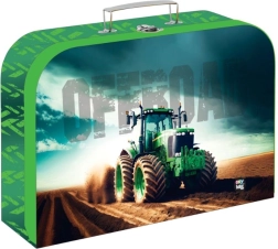 Laste kunstitarvete kohver 34 cm – traktor OXYBAG
