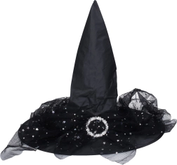 Carnival witch hat 38 × 33 cm