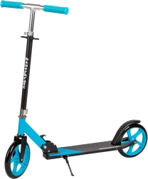 Folding urban scooter for kids and teenagers, 200 mm wheels, adjustable height 85.5–95.5 cm