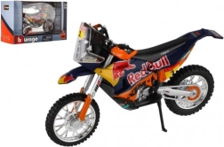 Metallist BBURAGO Red Bull KTM Rally Dakar 2019 mootorratta mudel, 1:18