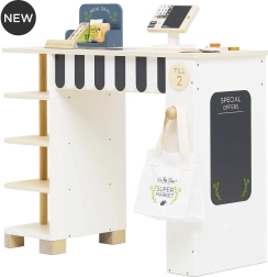 Le Toy Van müügilett kassaga ja tarvikutega