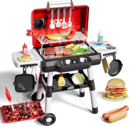 Laste BBQ-grill LED-tuledega, 31-osaline Woopie komplekt