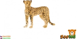 Slim Cheetah Figurine 8 cm – realistic plastic model
