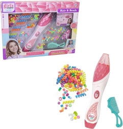 Komplekt juustesse helmeste punumiseks