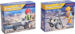 Worker Figure with Wheelbarrow