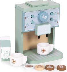 Puidust laste kohvimasin barista komplekt 8 osa ECOTOYS