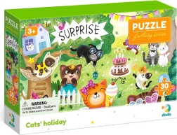 DODO Puzzle Fantasy: Kasside puhkus 30 tükki
