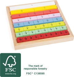 Small Foot hariv murdudega värvilisest puidust tahvel