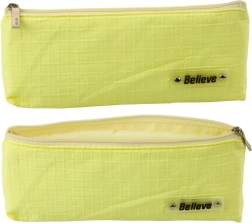 Kollane reljeefse mustriga pinal