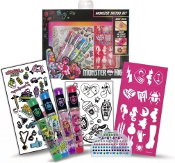 Monster High tätoveerimiskomplekt sädelevate geelide ja kleepsudega