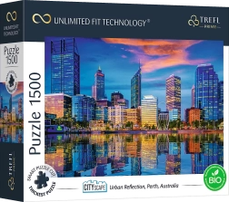 Pusle TREFL UFT Cityscape – Perthi linna peegeldus, Austraalia, 1500 tükki