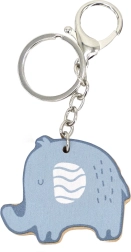 VIGA PolarB wooden elephant keychain