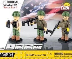 Ehituskomplekt COBI HC WWII – D-Day 6. juuni 1944 figuurid