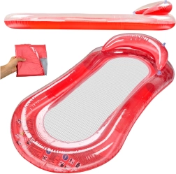 Inflatable Mattress with Backrest and Water Net Red Bestway