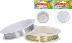 Helmetraat 0,6 mm, 4 m – kuldne või hõbedane