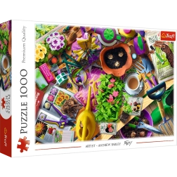Puzzle 1000 tükki – Aiatööde koristus TREFL