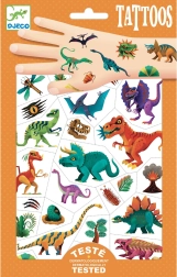 Temporary tattoos dinosaur world DJECO