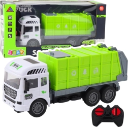 Green Remote-Controlled Garbage Truck 1:24