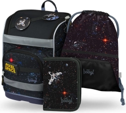 BAAGL koolikomplekt: Zippy Plus Pixel Space – ranits, pinal, kott