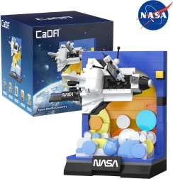 CaDA NASA ehituskomplekt – näidismudel kosmoseorbiter SPACE SHUTTLE DISCOVERY, 250 detaili