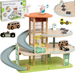 Classic World puidust kolmekorruseline garaaž, ökoloogiline tsoon