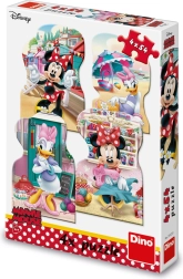 Puzzle Minnie and Daisy Summer 4x54 pieces