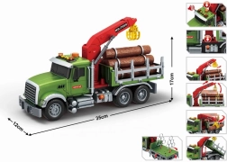 Transpordi veok kraana ja puupakkudega 1:14