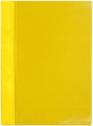 A4 PVC File Fastener Yellow