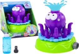 Aialaudseade Kaheksajalg purskkaevu ja mullitajaga Lilla