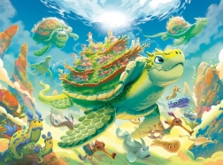 Ravensburgeri pusle Maagiline maailm vee all XXL 200 tükki