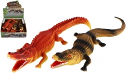 Plastist krokodill 28 cm