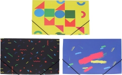 Kummipaelaga mapp 31,4 × 23,5 cm – värvide valik