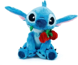 Pehme Disney STITCH punase roosiga 25 cm