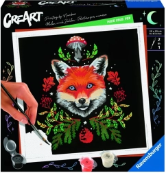 CreArt Pixie Cold Edition Fox painting