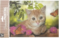 Teemantmaal alusel „Kassipoeg” 29 × 21 cm