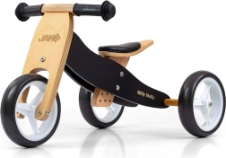 Puidust 2-ühes jooksuratas MILLY MALLY Jake Classic Black