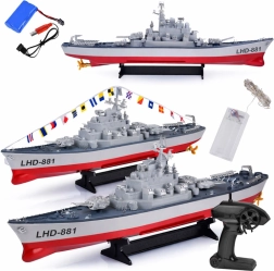 Remote-Controlled Battleship LHD-881 in 1:390 Scale