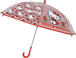 Automatic Hello Kitty Umbrella 48 cm Red
