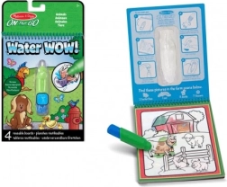 Veevõlumaalim Loomad värviraamat veepintsliga