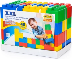 XXL ehitusklotside komplekt 45 osaga Wader