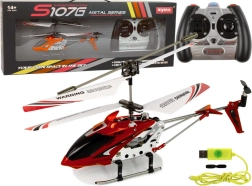 RC-helikopter güroskoobiga SYMA S107G punane