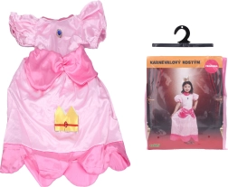 Roosa karnevaliprintsessi kostüüm M (110–120 cm)