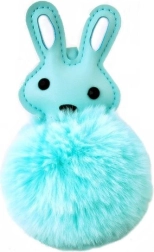 Hanging Rabbit Decoration with Pom-Pom (12 × 8 cm)