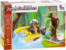 Jungle Defenders Building Set – Scout Motorboat and Tree