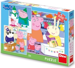 Puzzle PEPPA PIG – cheerful afternoon 3×55 pieces