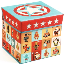 DJECO Toy Box and Seat Stars